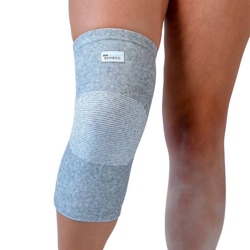 BambooFit Kompressionsknæstøtte - Naturlig Lindring til Knæ med Smerter, Premium Bambusfibre