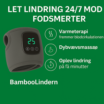 BambooLindern 3-i-1 Fodmassager – Din professionelle smertelindring derhjemme