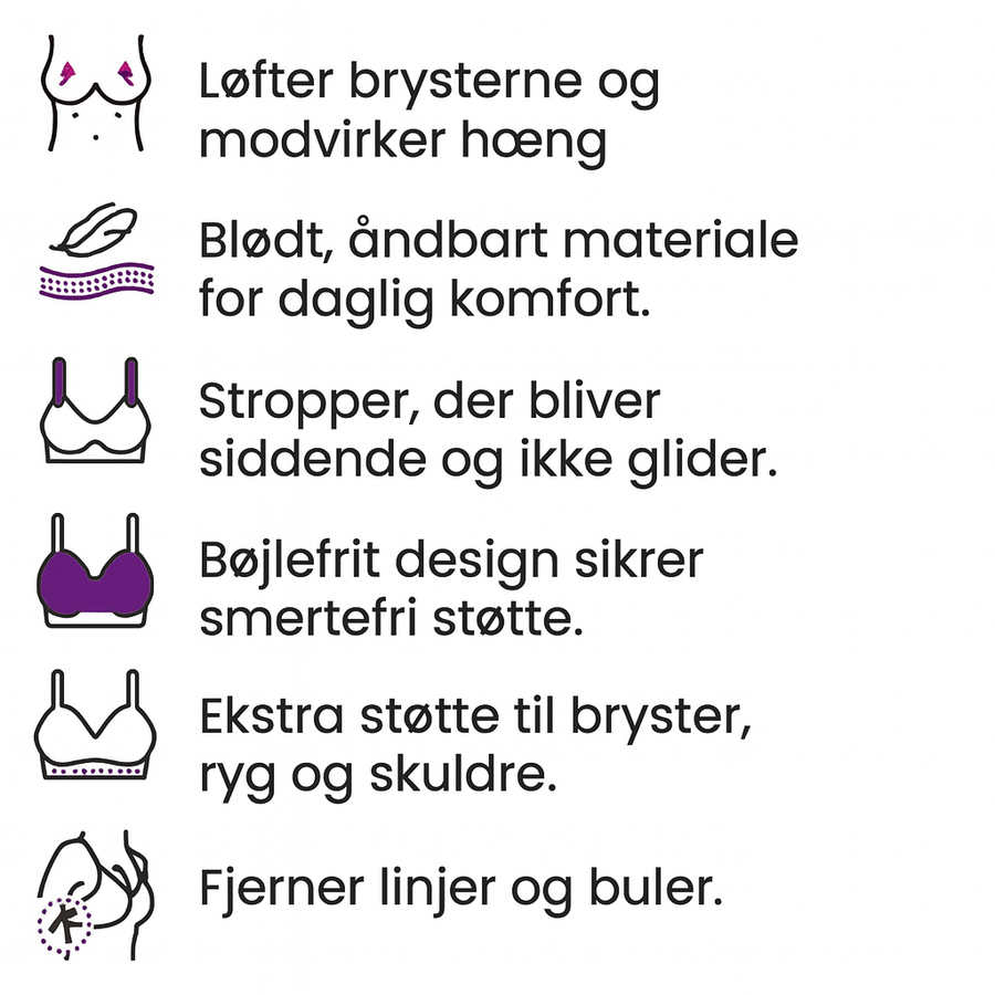 Body & Bra Ana - Komfortabel Støttende BH med Justerbare Stropper