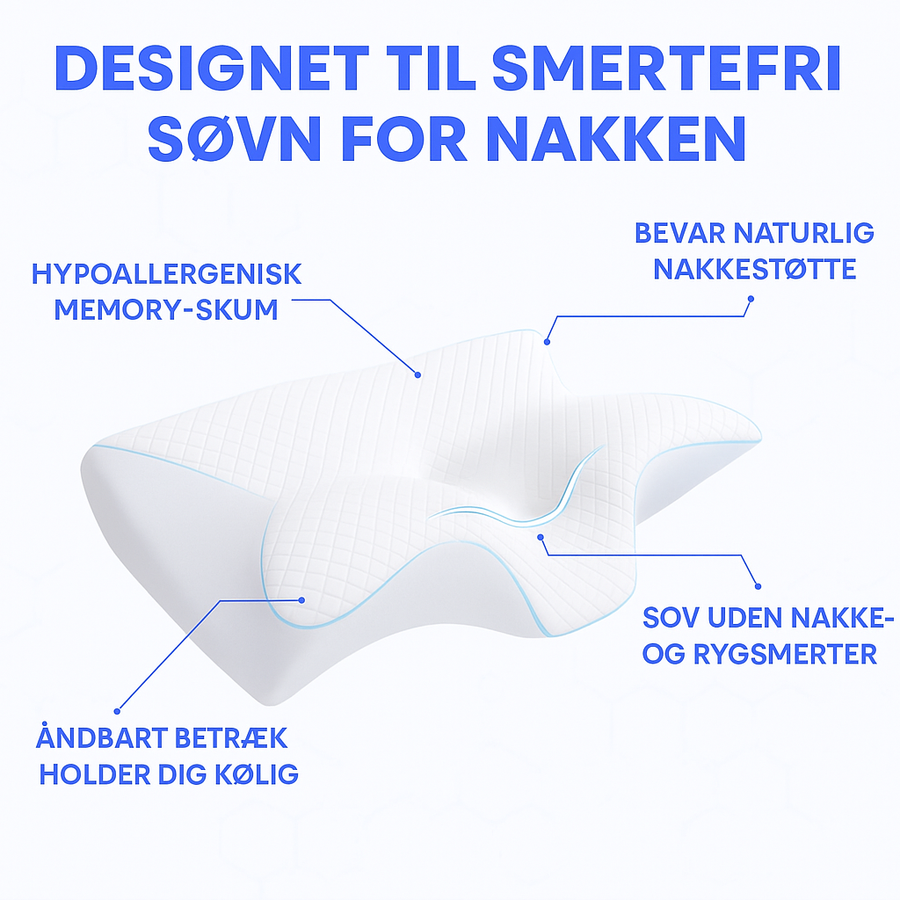 Ergonomisk støttepude - Føl dig fuldt udhvilet